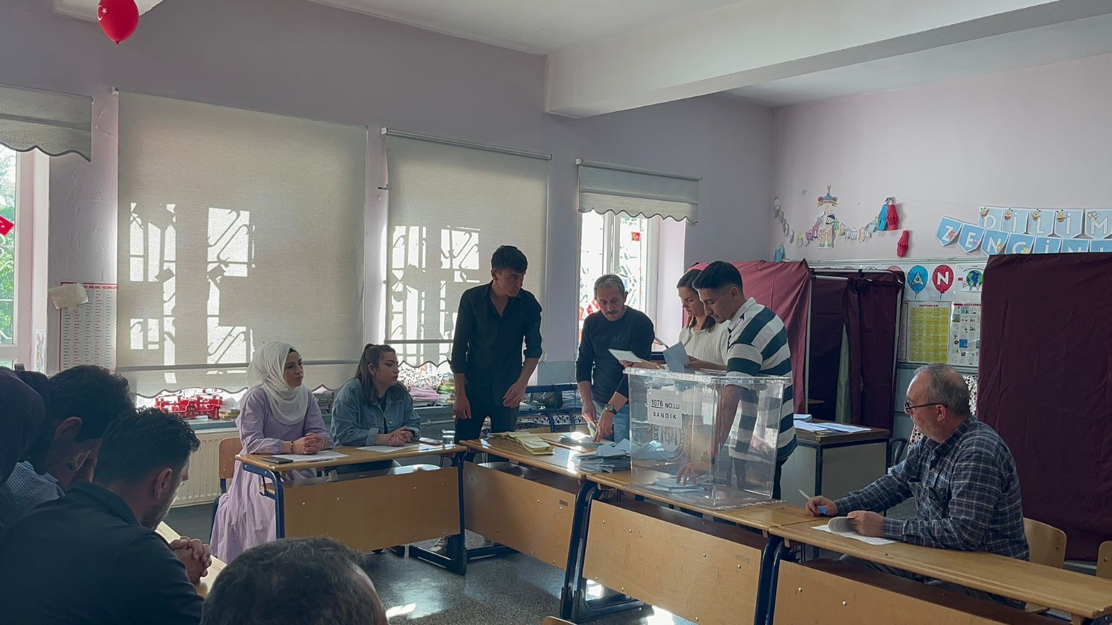 Pınarbaşı'nda sandıklar kapandı, oy sayımına başlandı